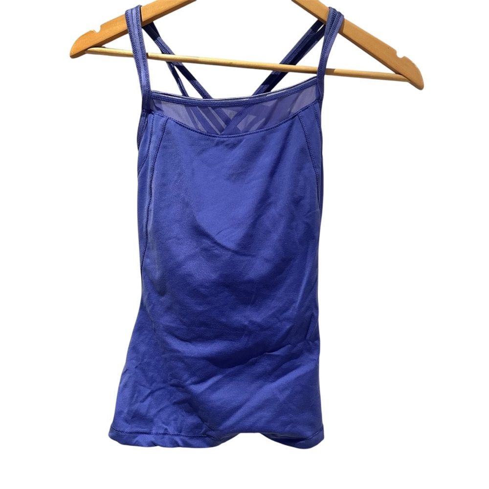 Alo Yoga Strappy Tank Top‎ Purple Blue Size XS
